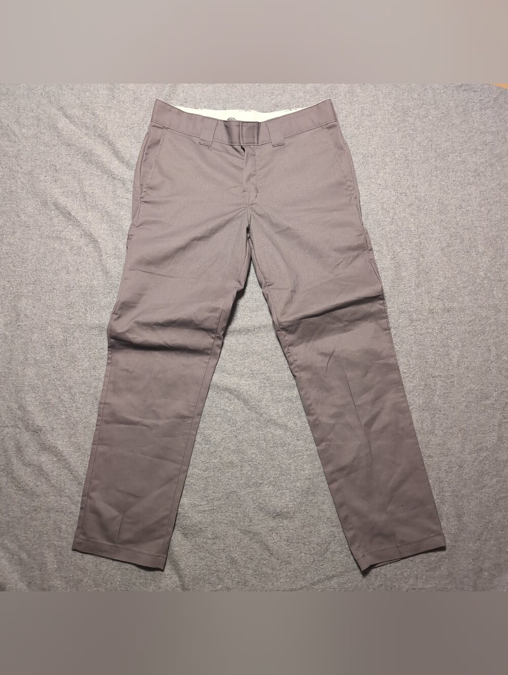 Dickies Mens Flat Front Flex Pant Slim Fit Black Size 32x30 Workwear  Casual EUC